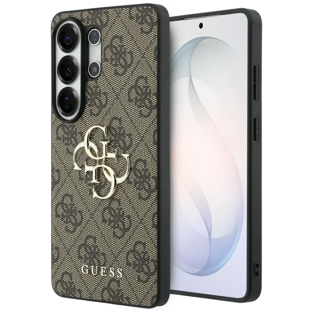 Etui Guess 4G Big Metal Logo do Galaxy S26 Ultra Brązowy