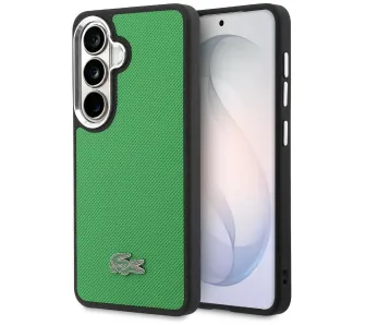 Etui Lacoste Full Wrap Petit Pique MagSafe do Galaxy S26 Zielony