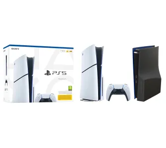 Konsola Sony PlayStation 5 Slim E Chassis (PS5) 1TB z napędem + Panele FroggieX FX-P5-C6-B