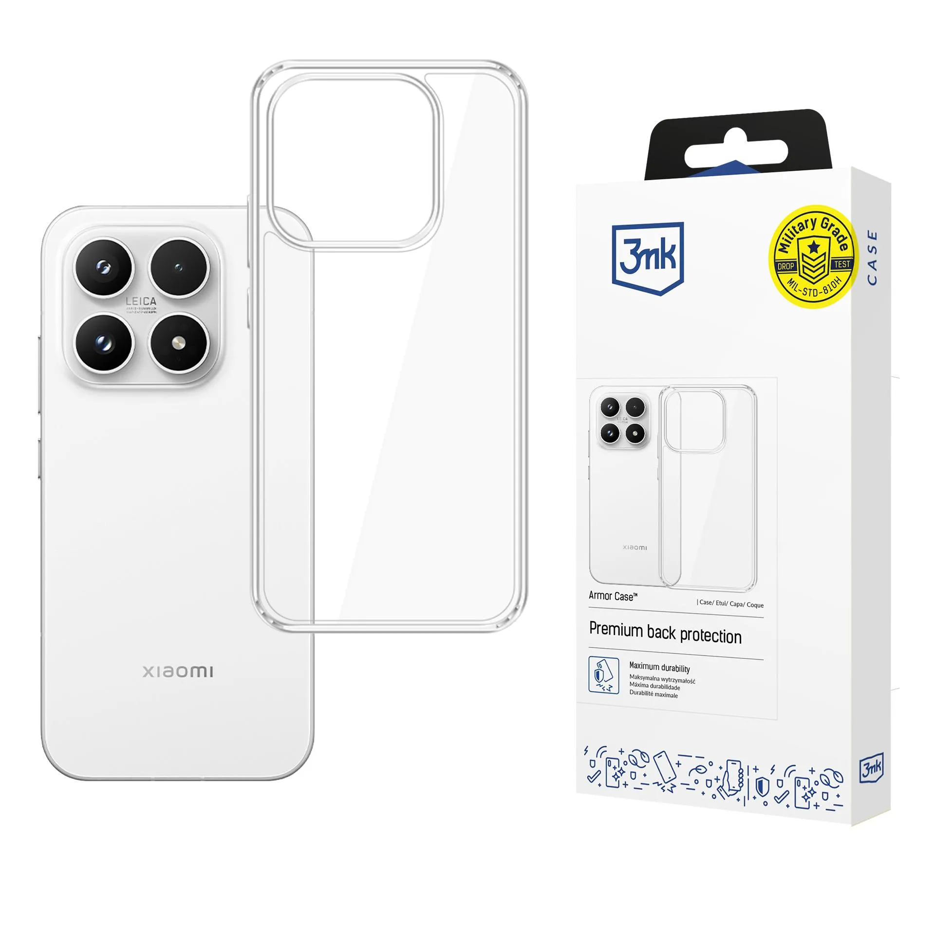 Etui 3mk Armor Case do Xiaomi 17 Przezroczysty