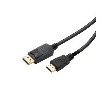 Kabel HDMI Vivanco VNITHDMIDPORT15K DP - HDMI 1.5m Czarny