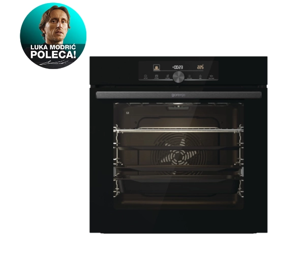 Piekarniki do zabudowy - Gorenje G600 BPS6747A06BG Pizza 300C Termoobieg Termosonda AirFry Czarny