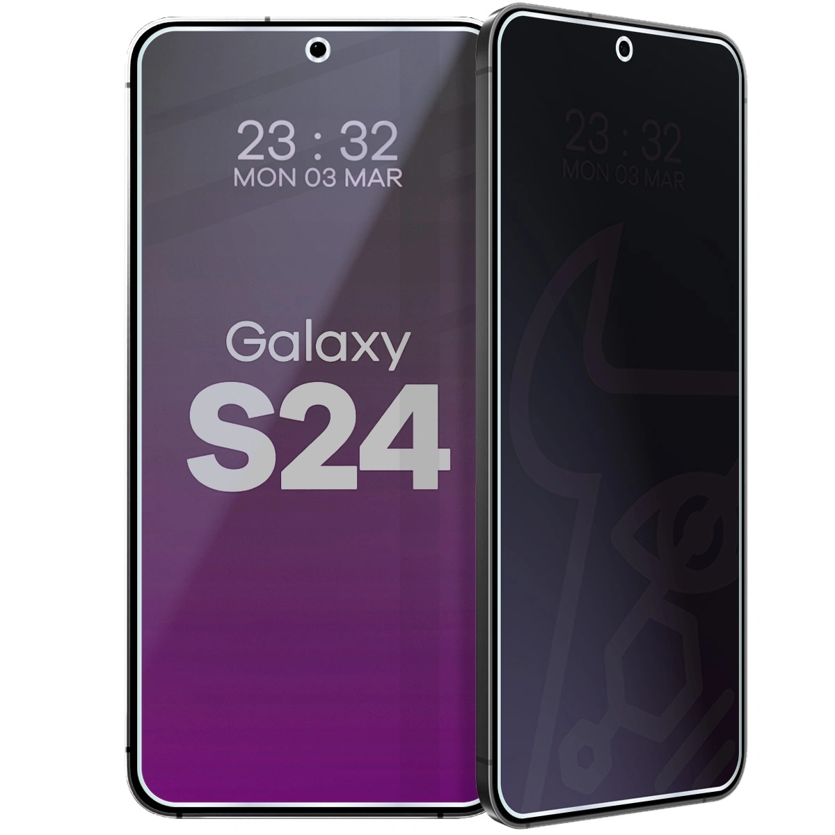 Szkło hybrydowe Bizon prywatyzujące Glass Mule Shadow do Galaxy S24