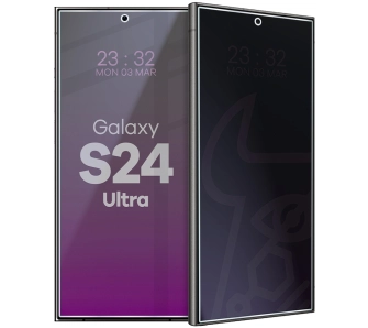 Szkło hybrydowe Bizon prywatyzujące Glass Mule Shadow do Galaxy S24 Ultra