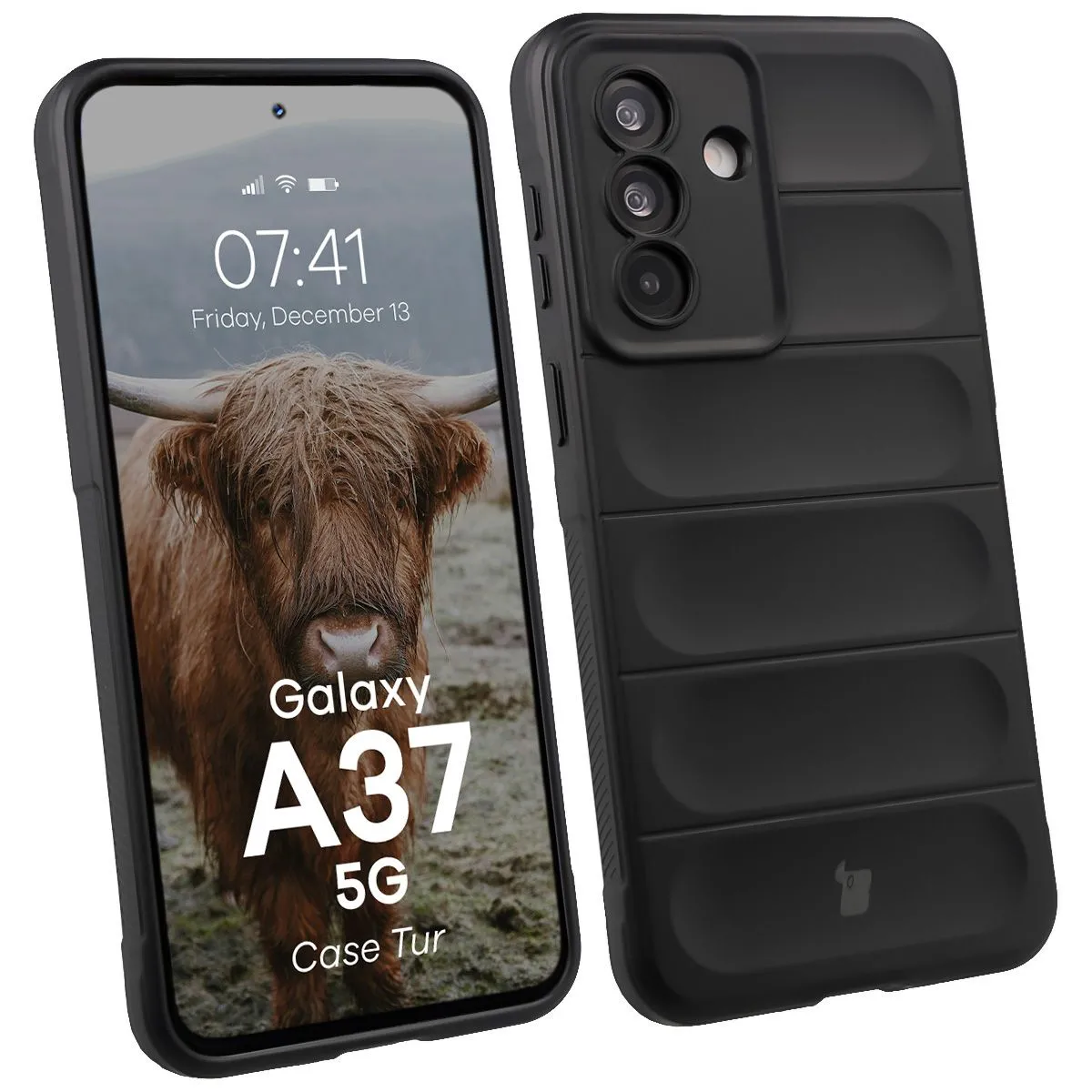 Etui Bizon Tur do Galaxy A37 5G Czarny