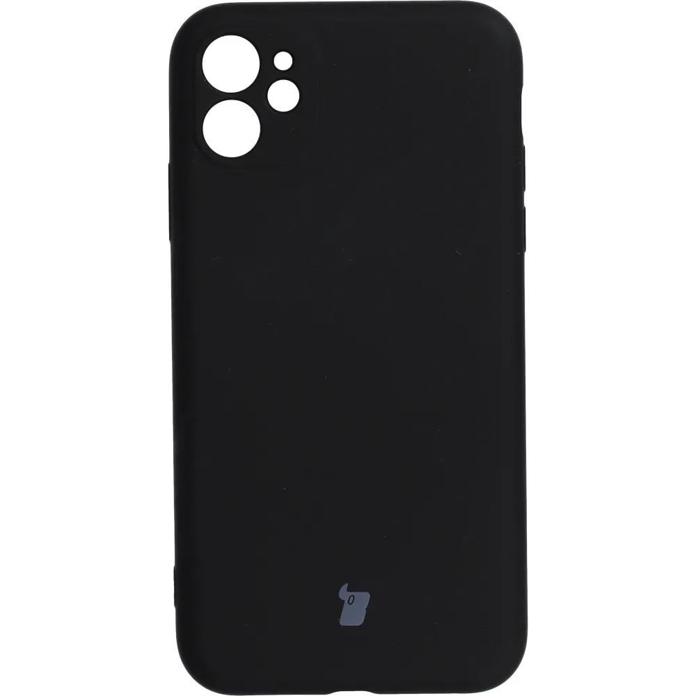 Etui Bizon Silicone do iPhone 11 Czarny