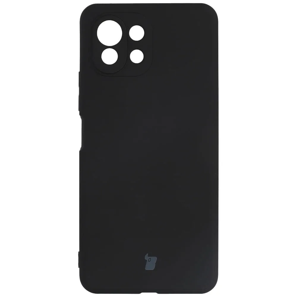 Etui Bizon Silicone do Xiaomi Mi 11 Lite / 5G / 5G NE Czarny