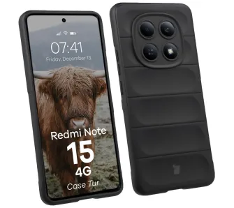 Etui Bizon Tur do Xiaomi Redmi Note 15 4G Czarny