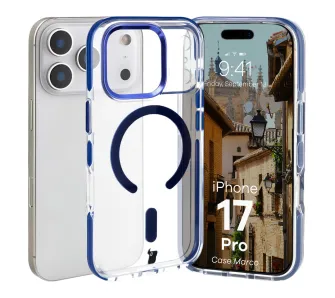 Etui Bizon Marco do iPhone 17 Pro Niebieski
