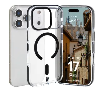 Etui Bizon Marco do iPhone 17 Pro Czarny