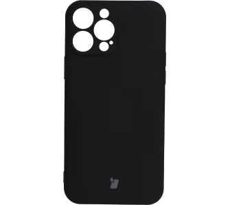 Etui Bizon Silicone do iPhone 13 Pro Max Czarny