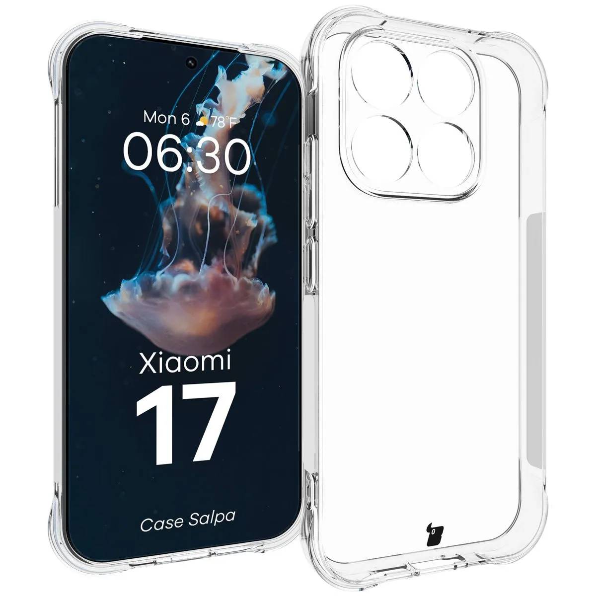 Etui Bizon Salpa do Xiaomi 17 Przezroczysty