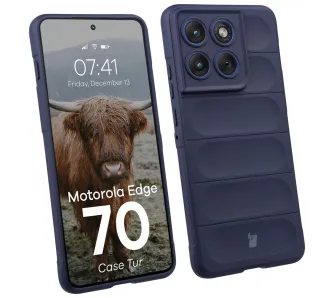 Etui Bizon Tur do Motorola Edge 70 Granatowy