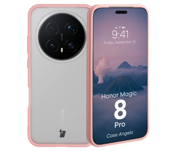 Bizon Angelo do Honor Magic8 Pro Jasnoróżowy