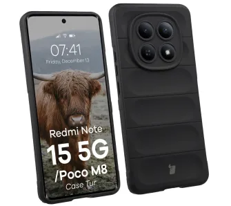Etui Bizon Tur do Xiaomi Redmi Note 15 5G / Xiaomi POCO M8 5G Czarny