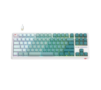 Klawiatura mechaniczna Havit KB901L Biało-Zielony