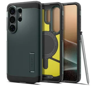 Etui Spigen Tough Armor Mag do Galaxy S26 Ultra Zielony
