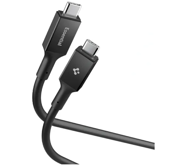 Kabel USB-C - USB-C SPIGEN EB10020CC Essential 100W 2 m Czarny