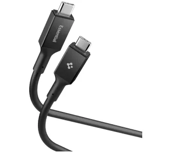 Kabel Spigen EB10020CC Essential USB-C do USB-C 100W 2m Czarny