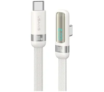 Kabel USAMS US-SJ653 PD 100W USB-C do USB-C 1,2m Biały