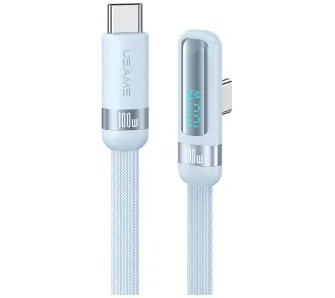 Kabel USAMS US-SJ653 PD USB-C do USB-C 100W 1,2m Niebieski