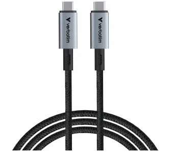 Kabel Verbatim 31847 Sync & Charge 40Gb/s USB-C do USB-C 240W 1,2m Czarny