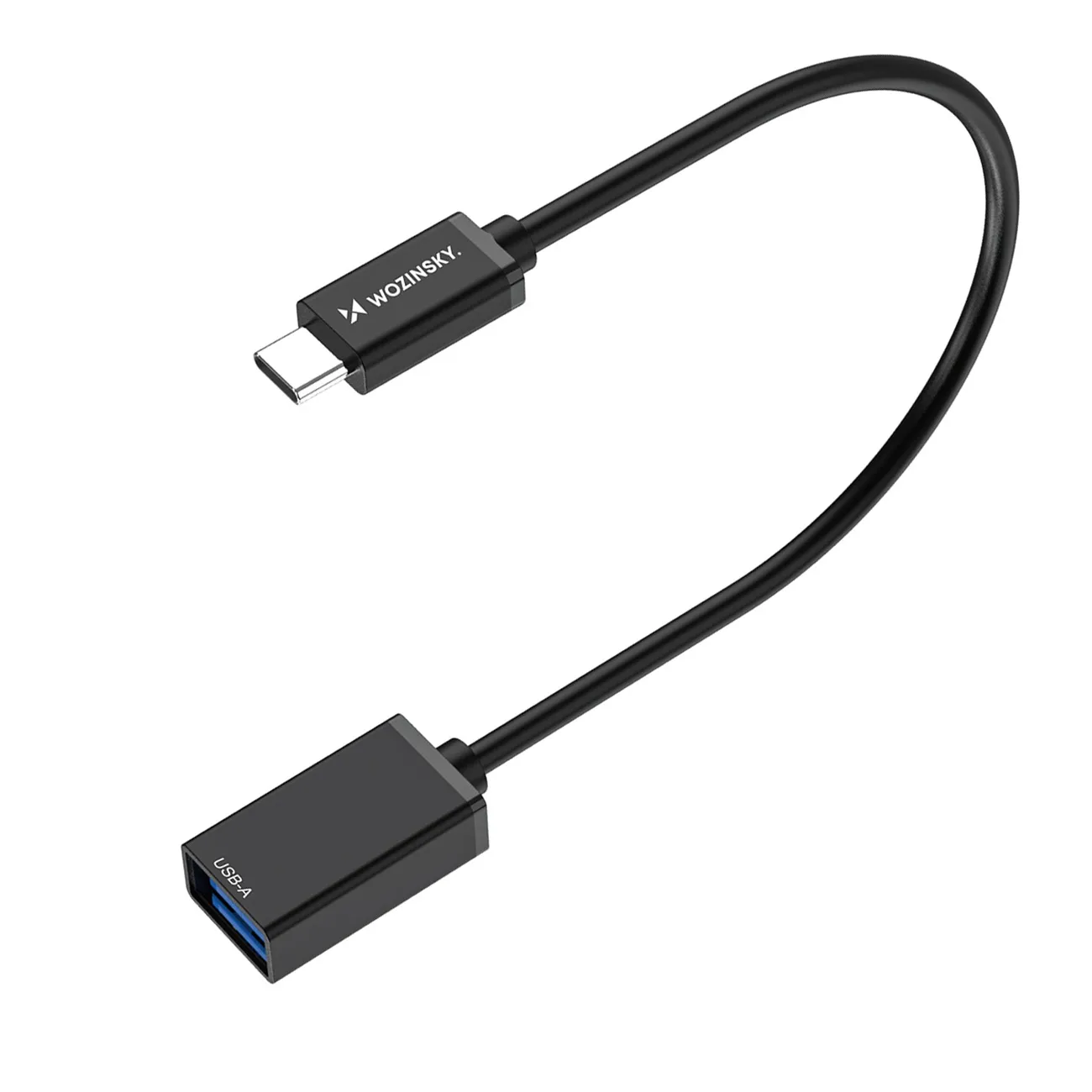 Adapter Wozinsky WOTGY1S USB-C 3.0 do USB-A 3.0 Czarny