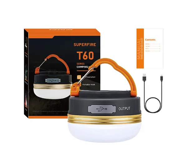 Lampa kempingowa SUPERFIRE T60