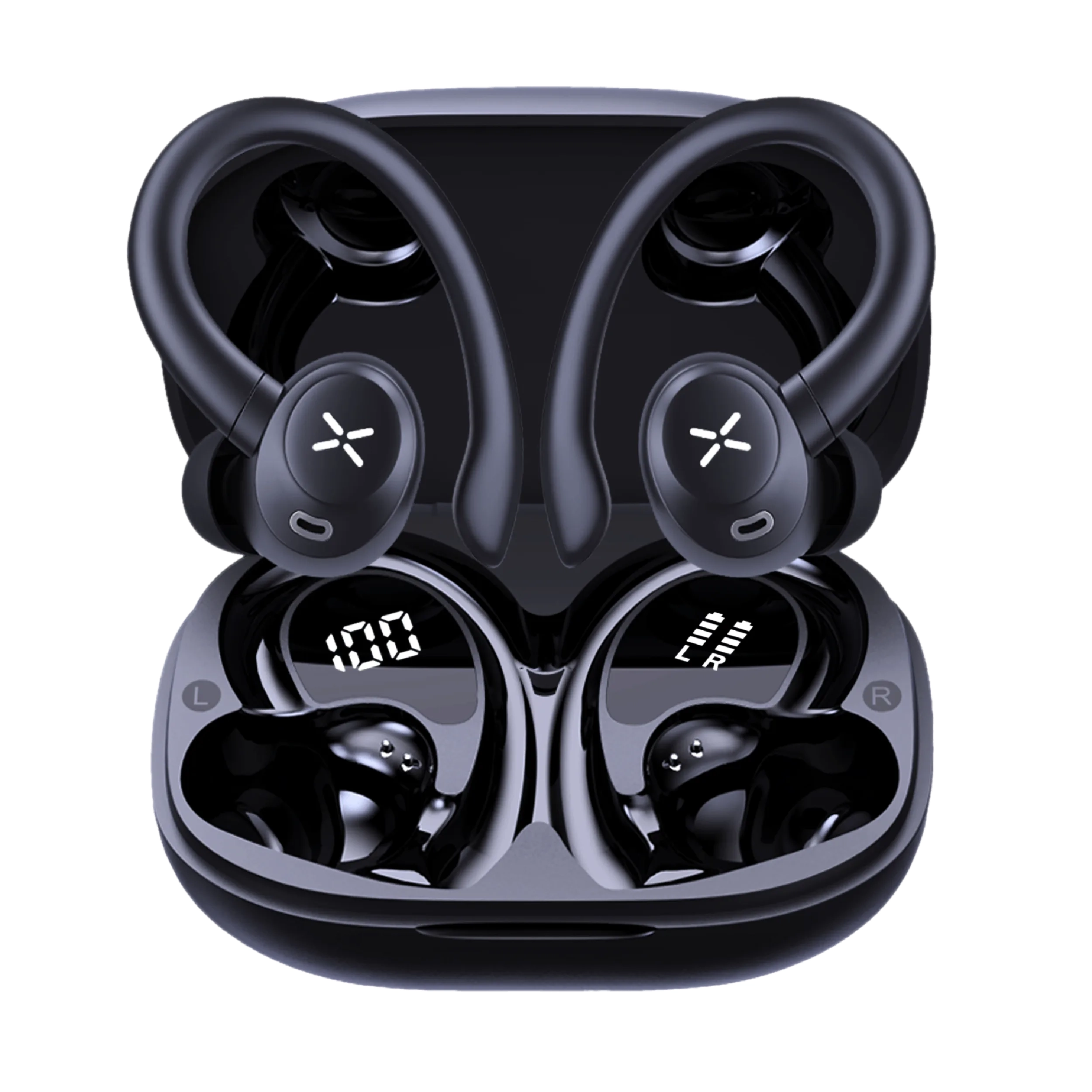 Słuchawki bezprzewodowe Manta RYTMO Sport 2 MATWS012BK Dokanałowe Bluetooth 5.4 Czarny