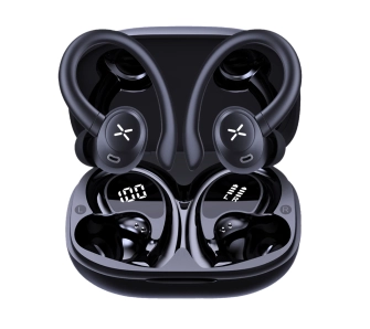 Słuchawki bezprzewodowe Manta RYTMO Sport 2 MATWS012BK Dokanałowe Bluetooth 5.4 Czarny