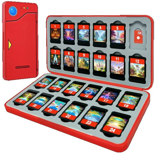 Etui FUNLAB Switch Game Storage 24 Card Slots - Pokedex
