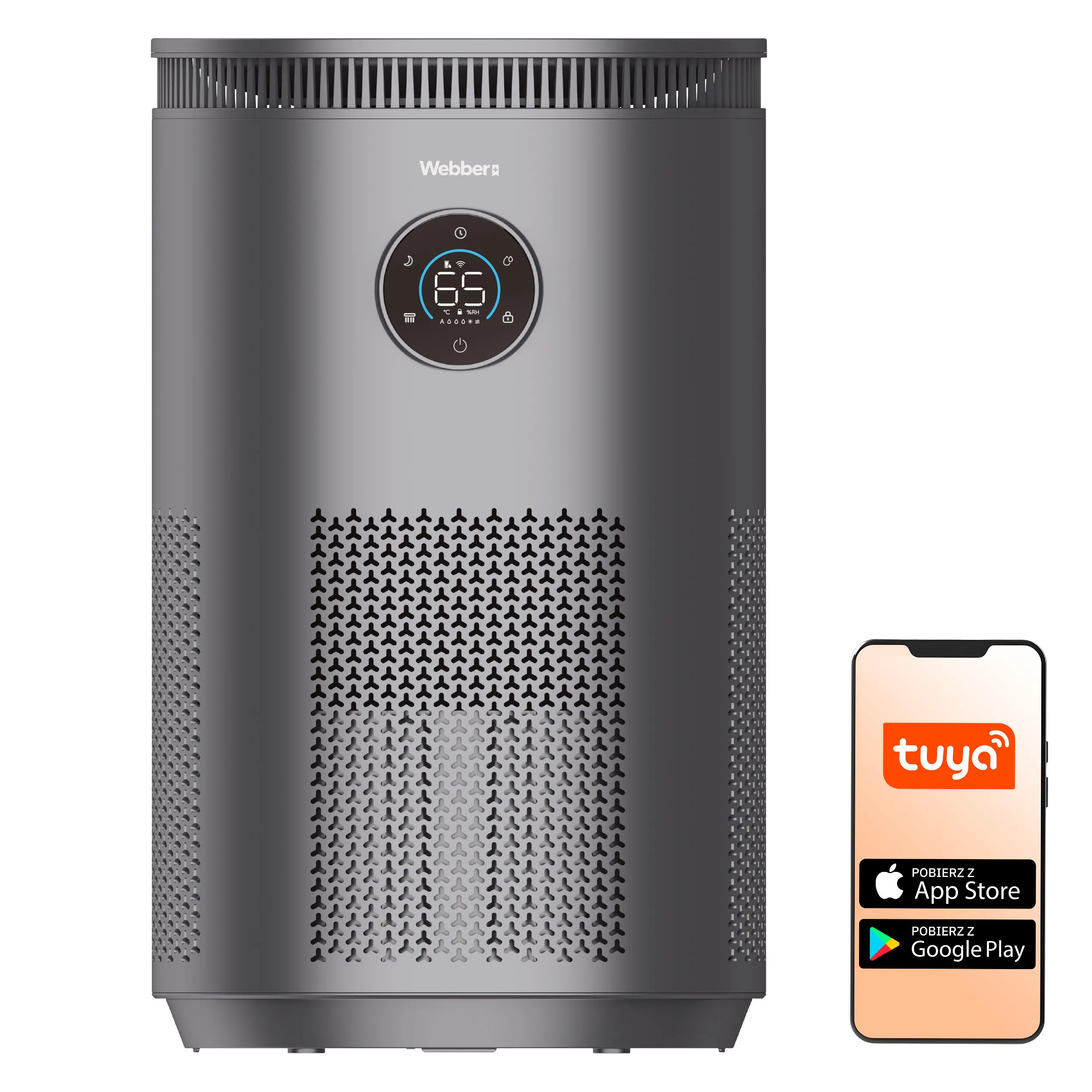 Nawilżacz ewaporacyjny Webber Como EH4001 Higrostat 5l 30m2