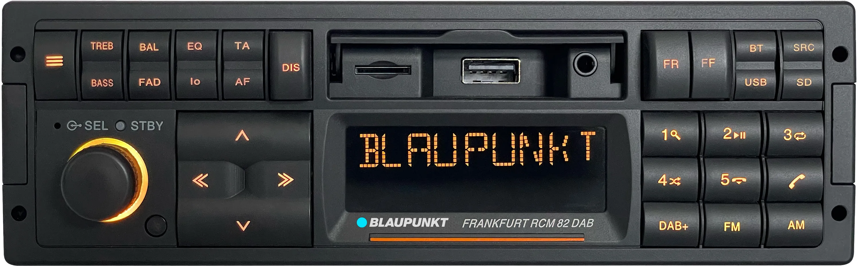 Radioodtwarzacz samochodowy Blaupunkt Frankfurt RCM 82 DAB z USB/SD 4x50W Bluetooth