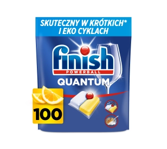 Kapsułki do zmywarki Finish Quantum Lemon 100szt.