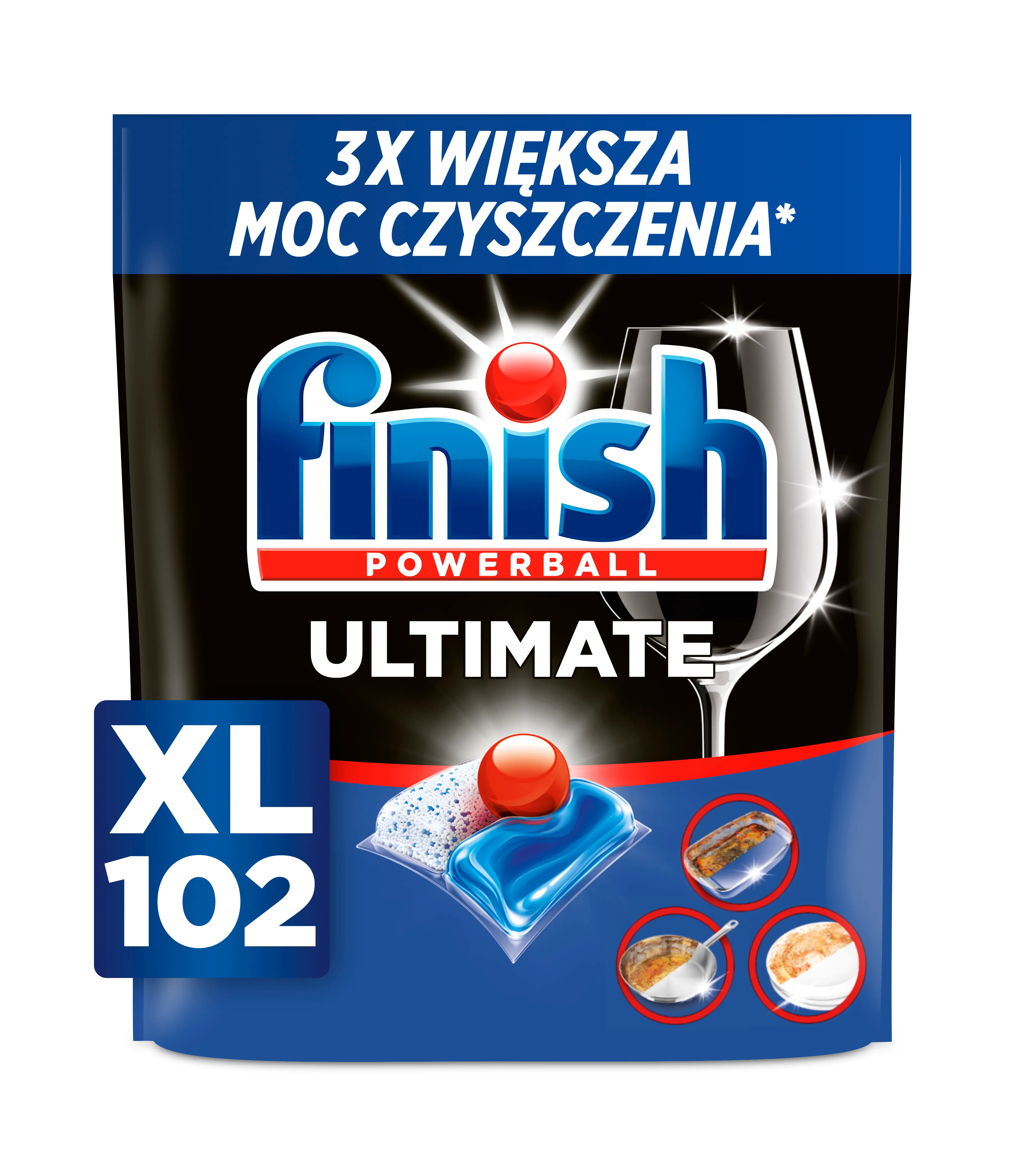 Kapsułki do zmywarki Finish Ultimate Fresh 102szt.