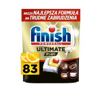 Kapsułki do zmywarki Finish Ultimate Plus Lemon 83szt.