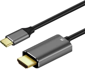 Kabel HDMI ART OEM-C4-2 USBC do HDMI 4K 60Hz 1,8m Czarny