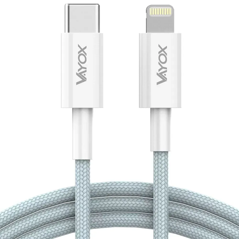Kabel Vayox VA0106 Premium line 20W USB-C do Lightning 1m Szary