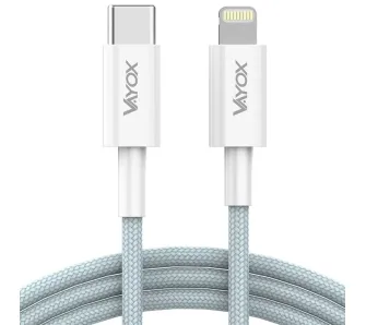 Kabel Vayox VA0106 Premium line 20W USB-C do Lightning 1m Szary