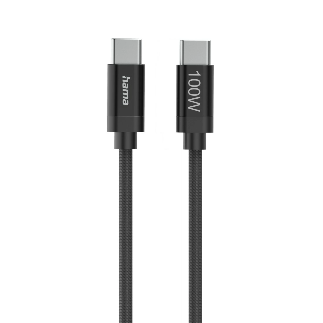 Kabel Hama 201740 USB-C do USB-C 100W 1,5m Czarny