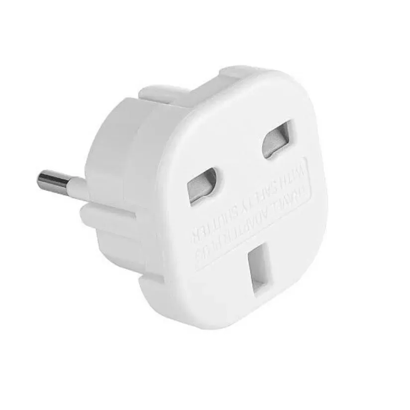 Adapter podróżny Vayox VA0201 wtyk PL - gniazdo UK Biały