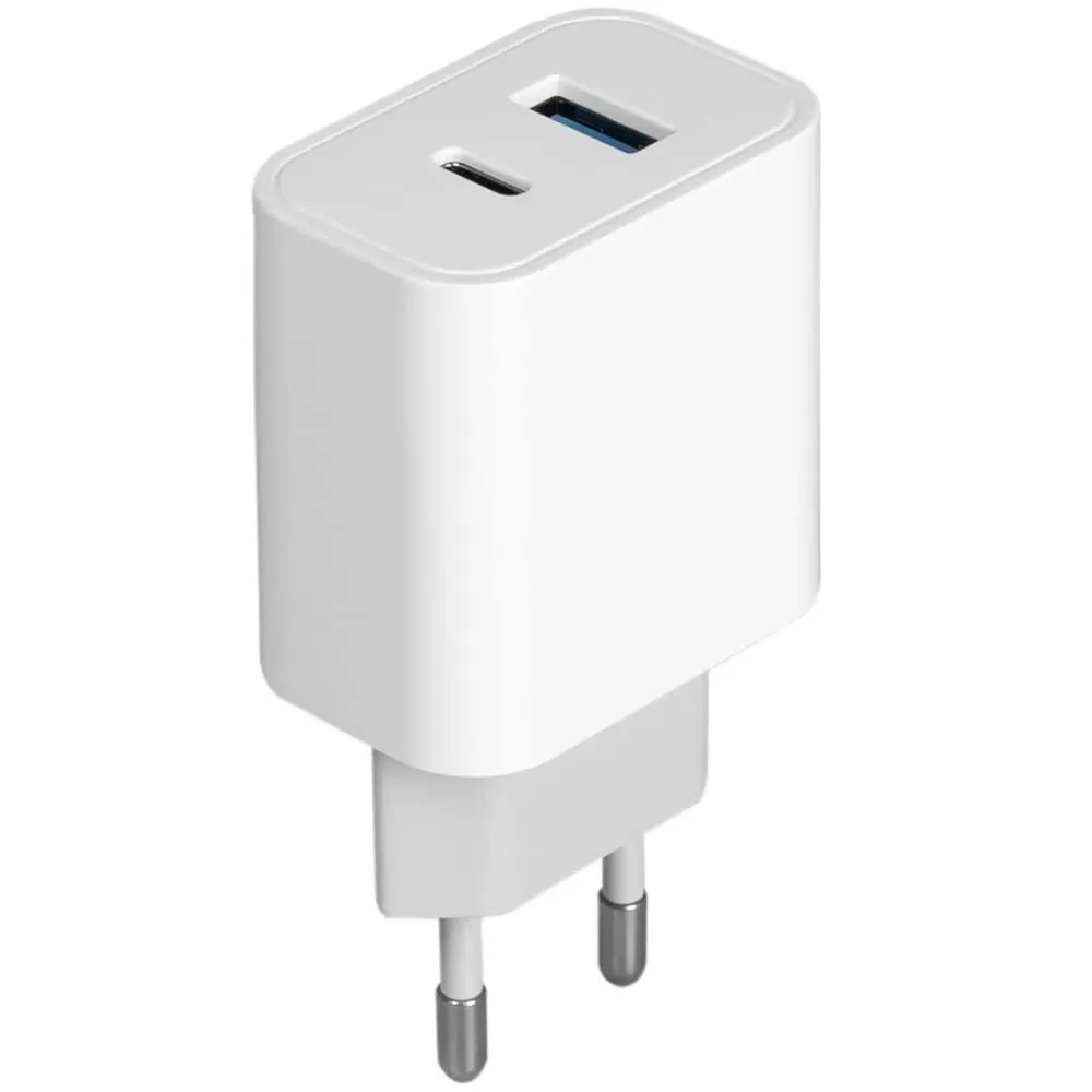 Ładowarka sieciowa Vayox VA0343 USB-A USB-C 20W Biały
