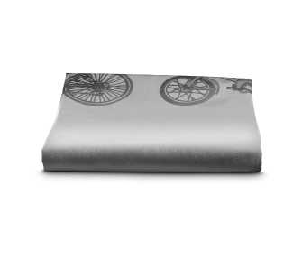 Osłona na rower Hama 178158 Odblaskowa z grafiką 200cm x 115cm Szary