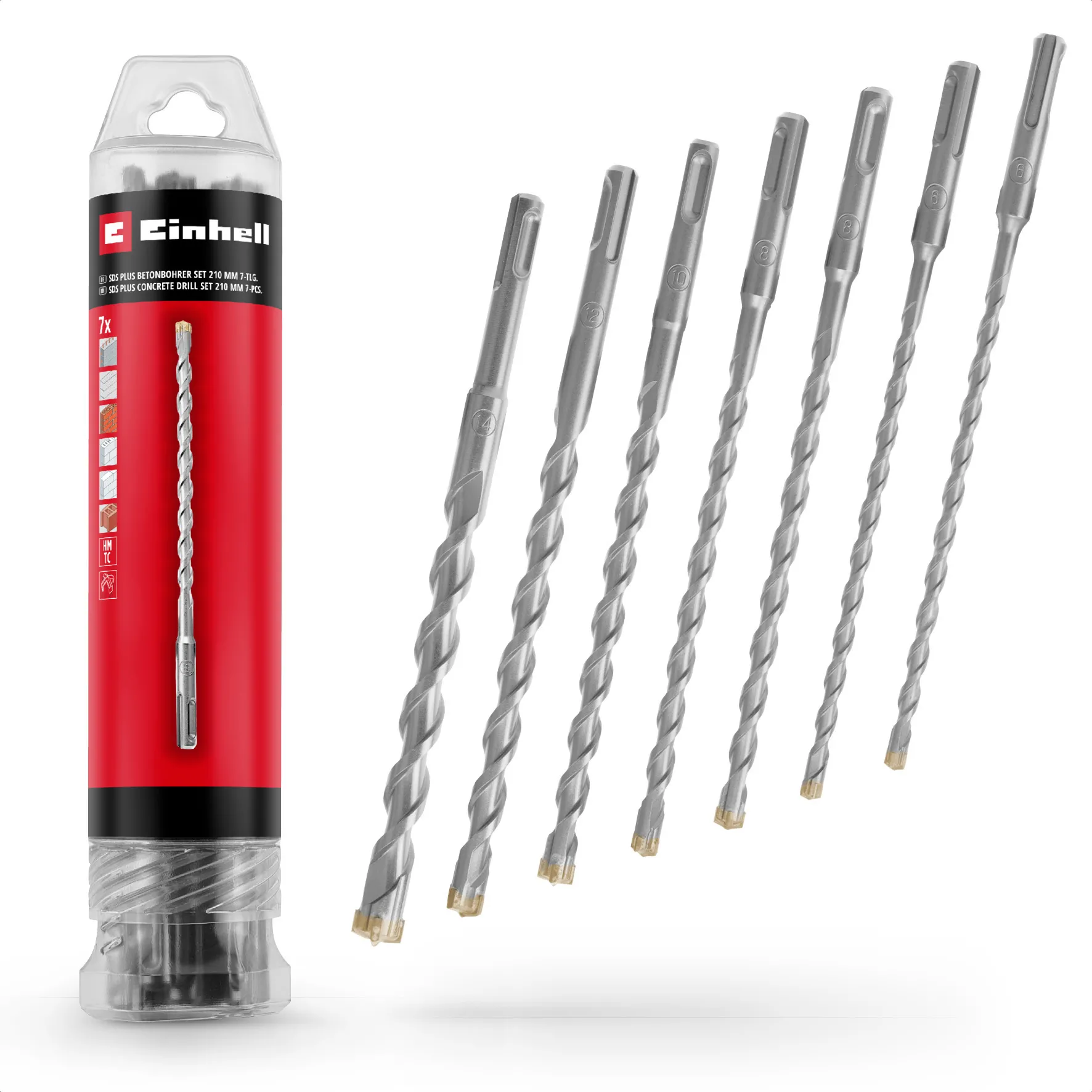 Zestaw wierteł Einhell 49265515 SDS PLUS 6-14mm (7 szt.)