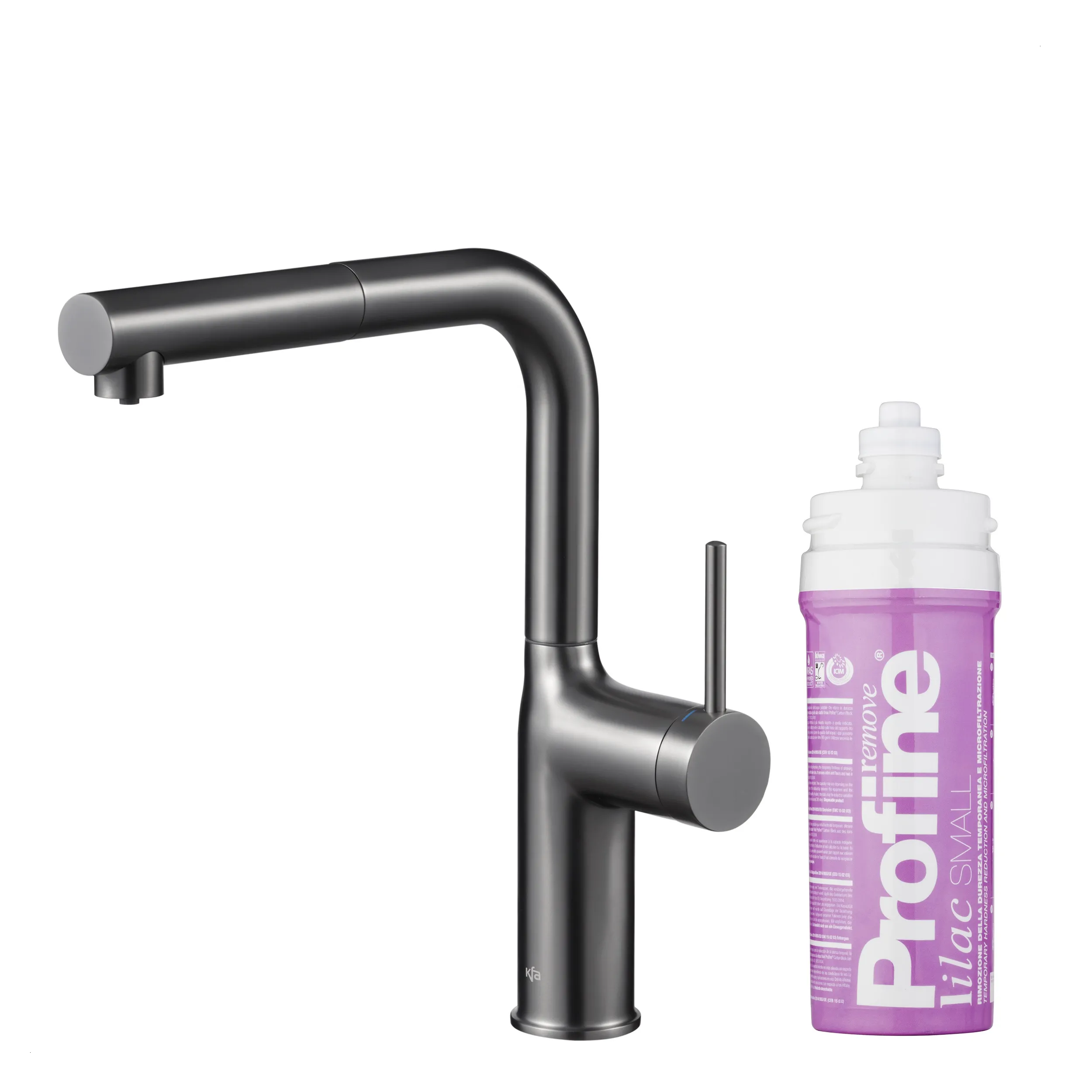 Bateria KFA Armatura Duero Pure Move Pull-Out 6623-425-61 Grafitowy Stal szlachetna