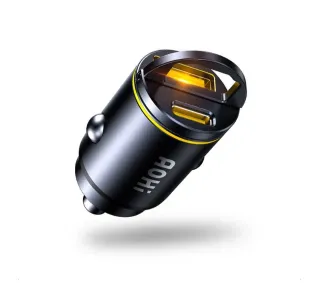 AOHI Superauto USB-A USB-C PD 45W Czarny