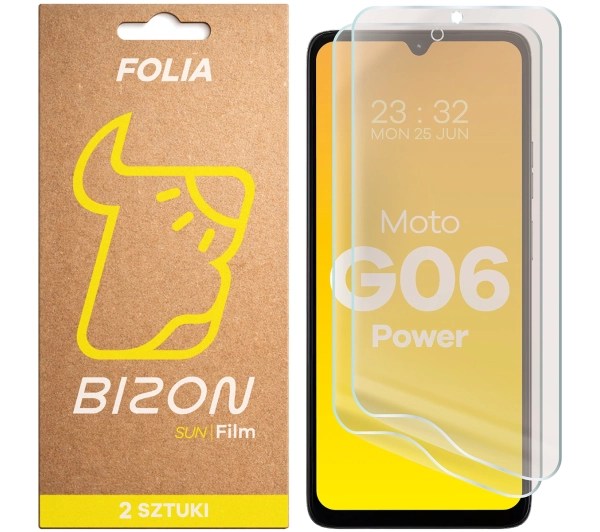 Bizon matowa Film Sun Duo do Motorola Moto G06 Power 2 sztuki