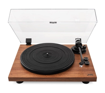 Gramofon JVC AL-E534M Manualny Napęd paskowy Przedwzmacniacz Bluetooth Brązowy