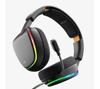 Słuchawki przewodowe z mikrofonem Glorious GHS Eternal RGB Nauszne Czarny