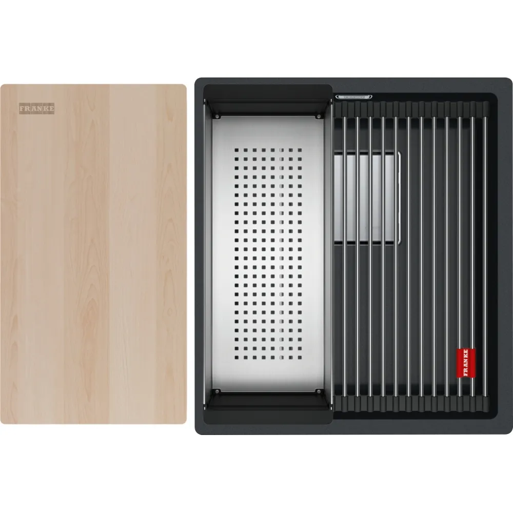 Zlewozmywak Franke Kanon KNG PRO 110-37 Granitowy Czarny mat